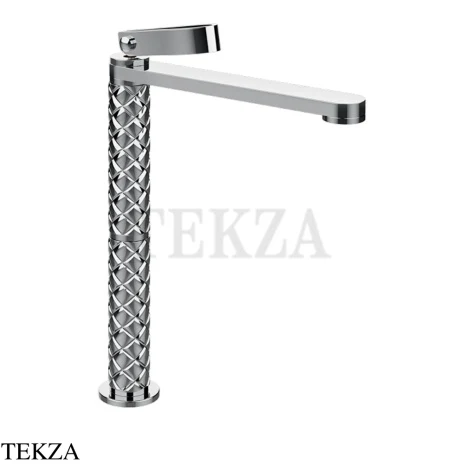 Gessi Pelle Laccetto Смеситель для раковины высокий, без гарнитуры, 78304-031, хром глянец
