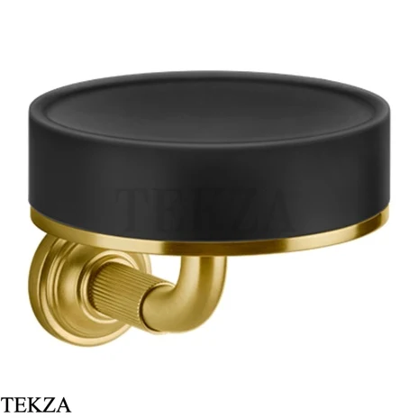 Gessi VENTI20 Мыльница настенная черная 65402-716, Gold Br. PVD