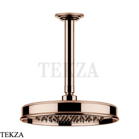Gessi VENTI20 Верхний душ 200 с потолочным креплением 65152-030, Copper PVD