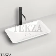 SALINI CALLISTA 03 Раковина накладная, из композита S-Sense 1101107G, белый глянцевый