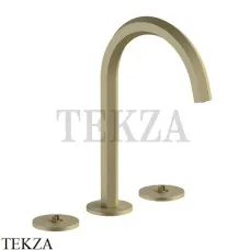 Fantini Venezia Смеситель для раковины (ручки отдельно), без гарнитура 29P6N404SW, Matt British Gold