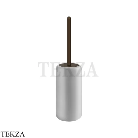 Gessi Goccia Ершик напольный, белая керамика 38043-845, Dark Bronze