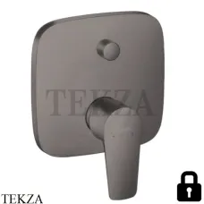 Hansgrohe Talis E Смеситель для душа с защитной комбинацией, внешняя часть 71474340, черный хром brushed Hansgrohe Talis E Смеситель для душа с защитной комбинацией, внешняя часть 71474340, черный хром brushed