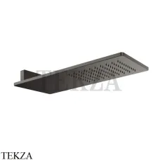 Gessi Rettangolo shower Верхний душ настенного крепления 33095-707, Black Metal Brushed