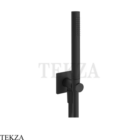 Gessi Incastri Душевой комплект, стержневая лейка 73523-299, черный матовый