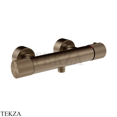 Gessi Habito RIGATO Смеситель термостатический для душа 70533-761, Coffee Bronze Br. PVD