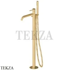 Newform X-Steel 316 Смеситель для ванны напольный, внешняя часть 69684EX.59.097, PVD Brushed gold