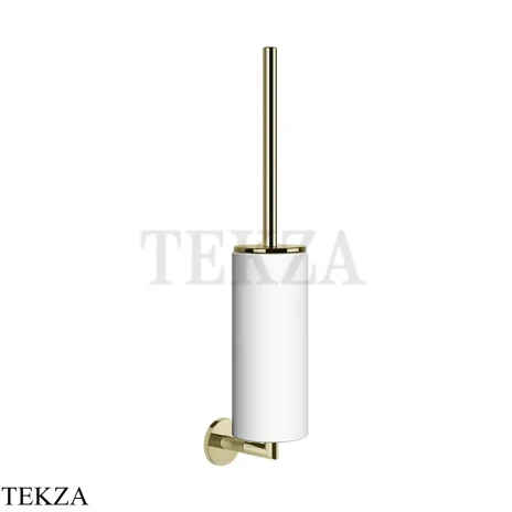 Gessi ANELLO Туалетный ершик настенный, композит белый 63719-710, Brass PVD