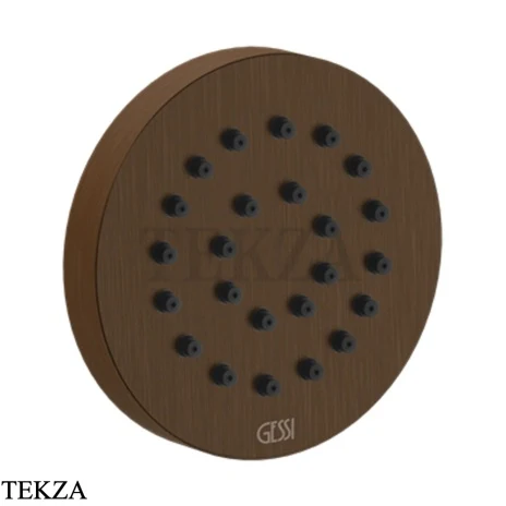 Gessi INCISO SHOWER Боковая форсунка круглая 32971-845, Dark Bronze