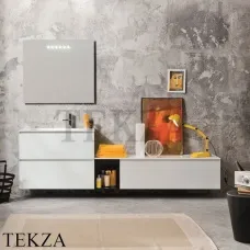 ARTELINEA DOMINO44 Мебель для ванной комнаты, отделка фасадов стекло