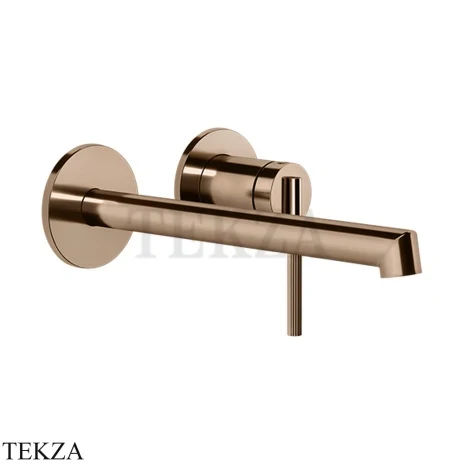 Gessi INGRANAGGIO Смеситель для раковины длинный излив, внешняя часть 63583-030, Copper PVD