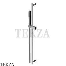 Zucchetti Душевая штанга 80 см, стержневая лейка Z95182.C51, brushed metal black