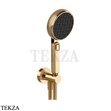 Gessi Haute Culture Shower Душевой комплект, держатель, шланг 1,50 см 57123-735, бронза глянец