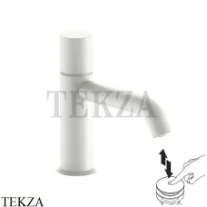 Fantini Nostromo Смеситель для раковины, донный клапан clik-clak 5029E904F, Белый матовый