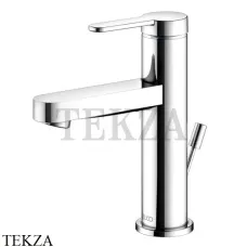 Keuco IXMO FLAT Смеситель для раковины 100, с донным клапаном 59502013000, хром глянец