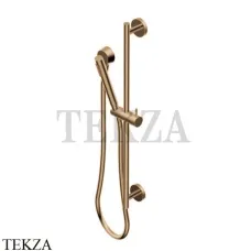 Ritmonio SHOWER Душевой гарнитур на штанге с выводом 74W015 BRX, Brushed Bronze