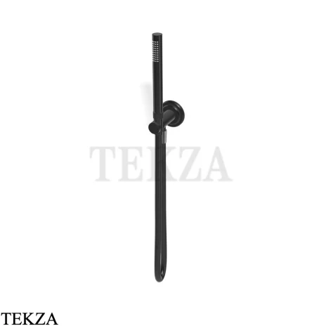 FIMA Carlo Frattini Park Line Душевой комплект, шланг Chromalux F1387/4OTCS, brushed black chrome