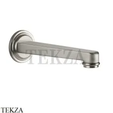 Gessi VENTI20 Излив настенный для ванны 65103-149, Finox Brushed Nickel