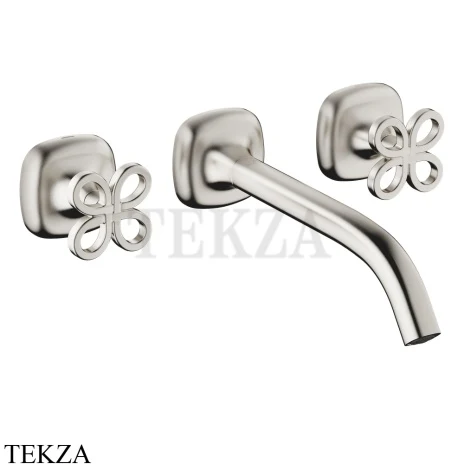 Dornbracht COYA Смеситель для раковины на 3 отв. 241, внешняя часть 36717424-06, платина матовая