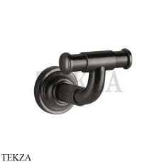 Gessi VENTI20 Крючок для полотенец двойной 65521-707, Black Metal Brushed