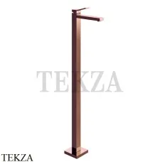 Gessi RETTANGOLO K Смеситель для раковины напольный, внешняя часть 53095-708, Copper Brushed Gessi RETTANGOLO K Смеситель для раковины напольный, внешняя часть 53095-708, Copper Brushed