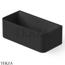 Dea Design Stripes Ванна отдельностоящая пристенная 160x80 Solid Surface DD8805 1600 16, Black №16