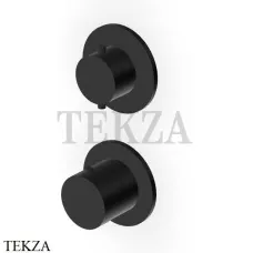 Zucchetti Helm Термостат для душа на 2-3 потока, внешняя часть ZHE806.XP81, brushed total black PVD