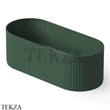 Dea Design Stripes Ванна отдельностоящая овальная 171x72 Solid Surface DD8801 1710 11, Dark Green №11