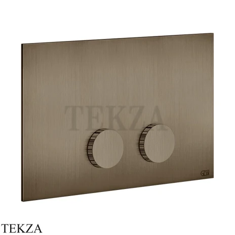 Gessi INGRANAGGIO Клавиша смыва для инсталляции Geberit Sigma 8 и Sigma 12, 54635-761, бронза Coffee
