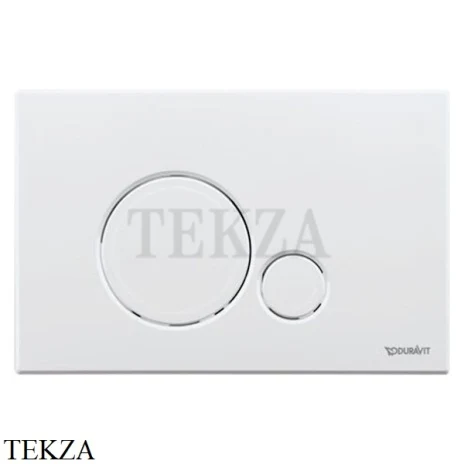 Duravit DuraSystem Клавиша смыва Beta 120, пластик WD5010011000, белый глянец