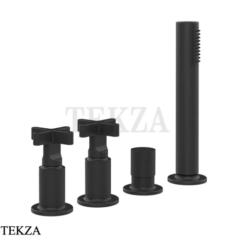 Gessi INCISO+ Смеситель для ванны без излива 58143-299, Black XL
