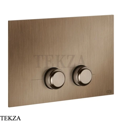 Gessi VENTI20 Клавиша смыва для Geberit Sigma 8 и Sigma 12 54651-708, Copper Brushed PVD