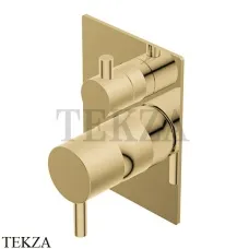Ritmonio Diametro35 S Смеситель для душа, 2 потока, внешняя часть PR52GC111 CHX, Brushed Champagne Ritmonio Diametro35 S Смеситель для душа, 2 потока, внешняя часть PR52GC111 CHX, Brushed Champagne