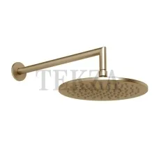 Gessi ANELLO Верхняя лейка с кронштейном D25 см 63348-726, Warm Bronze Br.