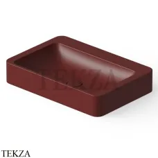 Dea Design Washbasins Раковина настольная 60х41 Solid Surface DD9025 600 17, Red Wine №17