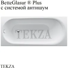 BETTE BetteComodo Ванна прямоугольная, сталь, система антишум 1250-000 PLUS, BetteGlasur ® Plus, белый глянец BETTE BetteComodo Ванна прямоугольная, сталь, система антишум 1250-000 PLUS, BetteGlasur ® Plus, белый глянец
