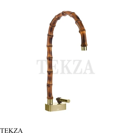 Gessi Jacqueline Смеситель для раковины высокий, без донного клапана 77003-710, шампань глянец