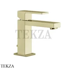 Gessi Rettangolo Смеситель для раковины, с донным клапаном 20001-710, Brass PVD