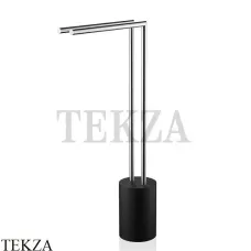 Decor Walther Stone Black HT 2 Напольный полотенцедержатель 0971765, черный матовый-stainless steel