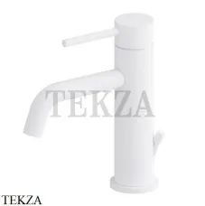 Newform XT Смеситель для раковины 125, с донным клапаном 4200.01.014, белый матовый