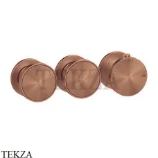 Gessi Origini MATERIC Термостат для душа 2 потока, внешняя часть 66334-708, Copper Brushed