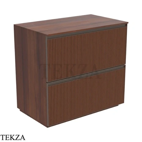 Flaminia Cubika модуль хранения напольный 85×50×78,5 см, 2 ящика, орех Noce Greca