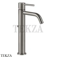 Gessi Emporio Via Tortona Смеситель для раковины высокий, с донным клапаном 18603-149, Finox Brushed Nickel