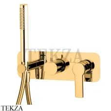 FIMA Carlo Frattini MAST Смеситель для душа, с гарнитуром, F3149WX2OR, золото глянец