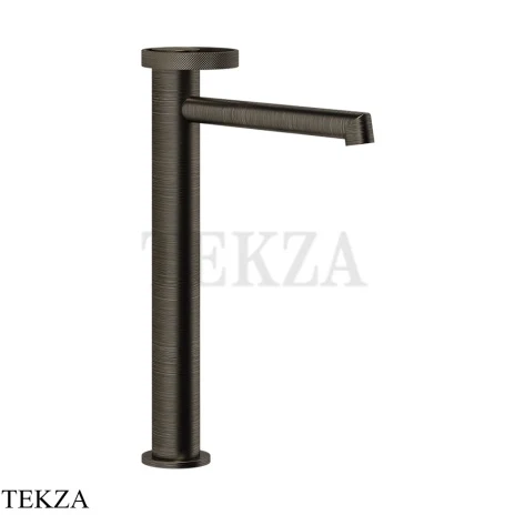 Gessi ANELLO Смеситель для раковины высокий, длинный, без донного клапана 63306-187, Aged Bronze