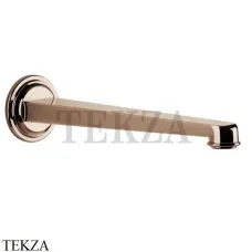 Gessi VENTI20 Излив настенный для раковины 24,3 см 65101-030, Copper PVD