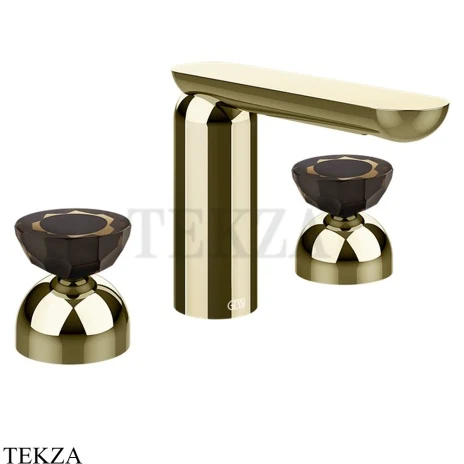 Gessi Perle Смеситель для раковины на 3 отв., без гарнитура 74886-710, шампань глянец