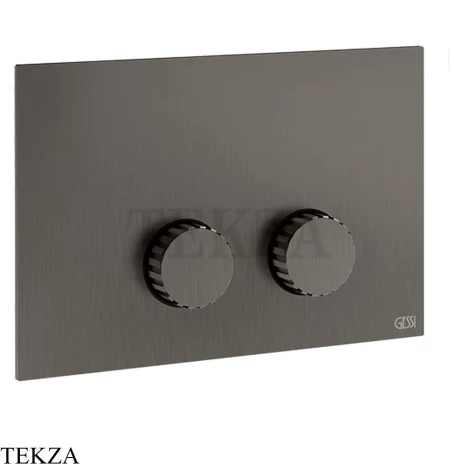 Gessi Incastri Клавиша смыва для инсталляции Geberit omega 12 75615-707, black хром Brush