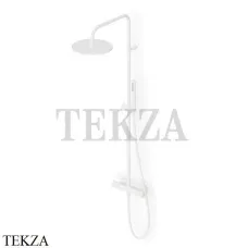 Zucchetti Pan Душевая колонна с термостатом и гарнитуром ZT7788.W1, белый матовый