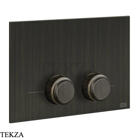 Gessi VENTI20 Клавиша смыва для Geberit omega 12 54655-187, Aged Bronze
